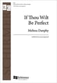 If Thou Wilt Be Perfect SATB choral sheet music cover